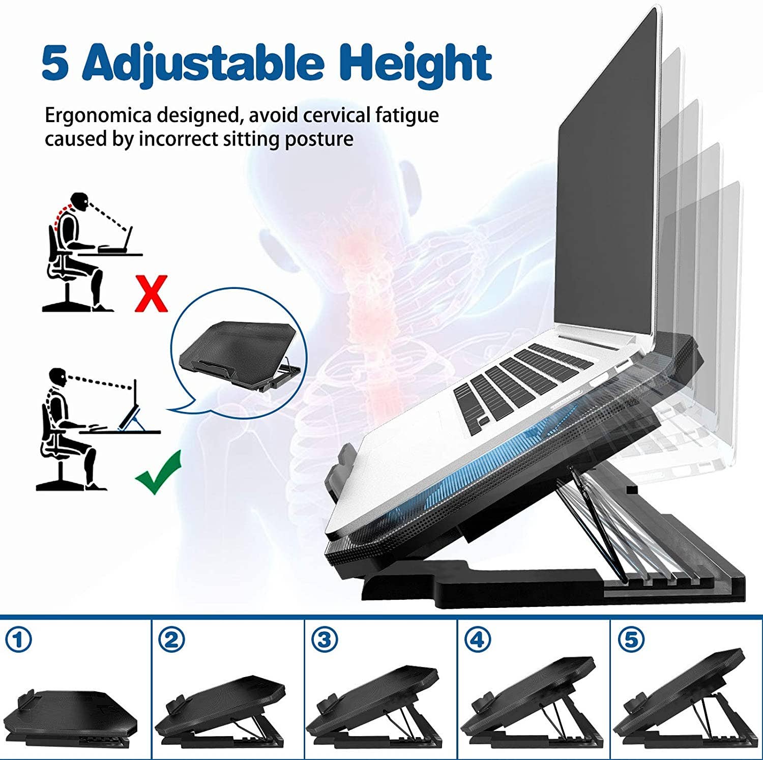 Tech Trendz - Wholesale Laptop/Tablet Case - Unisex - Laptop Cooling Pad1