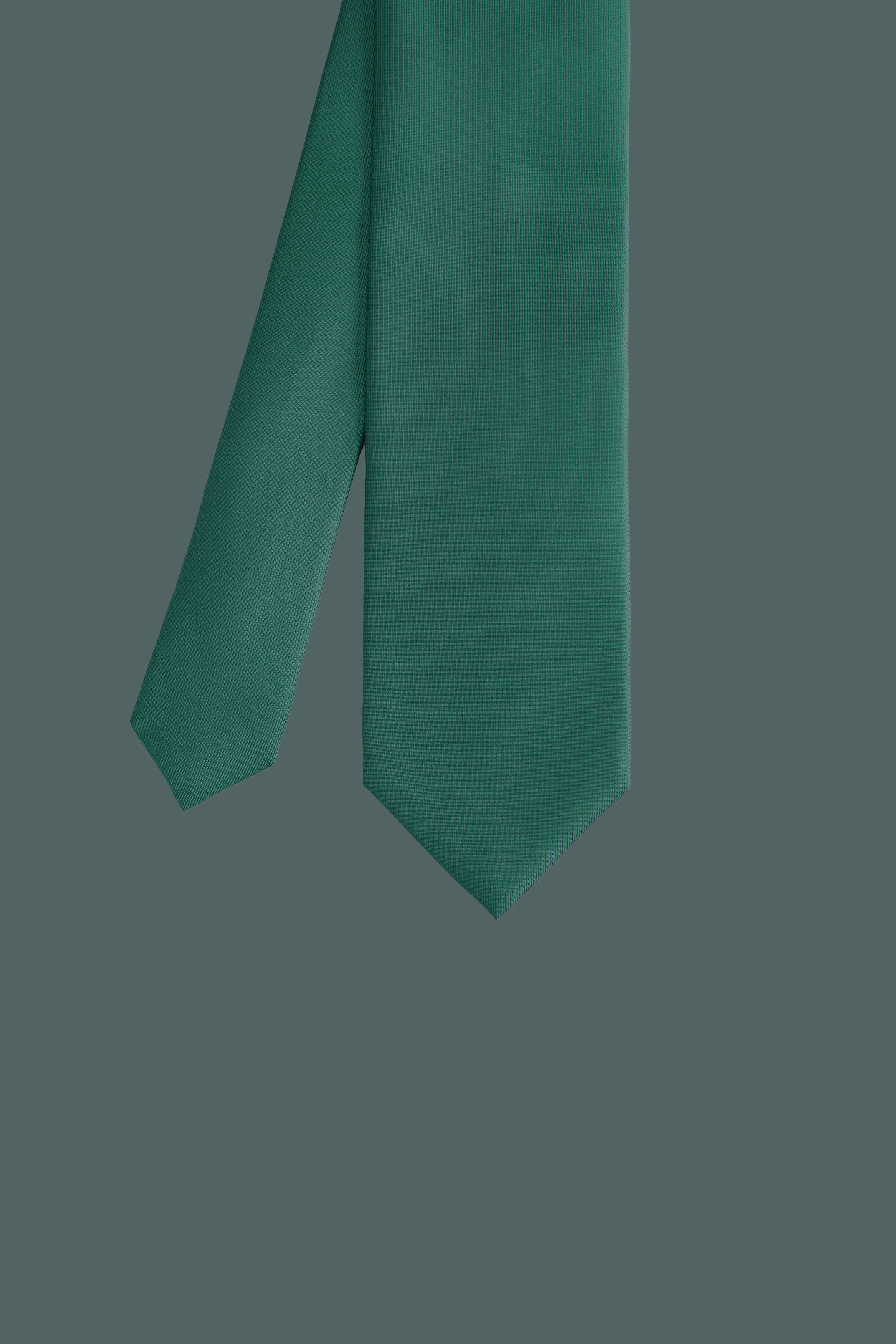 RUMI - Wholesale Necktie - Men's - Handmade Luxury Plain Silk Tie - Teal1