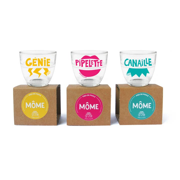 Pied De Poule - Venta al por mayor Vaso/copa - Vidrio Duralex Gigogne - PIPELETTE FUSHIA