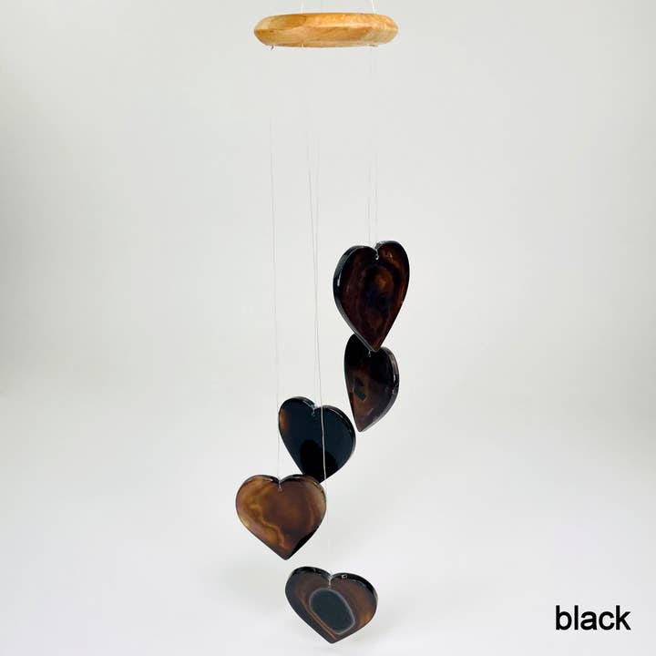 Rock Paradise - Wholesale Wind Chime - Agate Heart Crystal Wind Chimes 2
