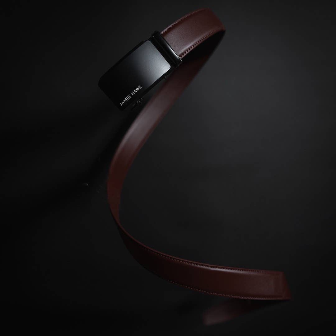 James Hawk - Wholesale Riem - Heren - James Hawk automatische leren riem voor heren met geschenkdoos10