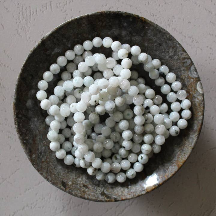 Pebble House - Wholesale Beaded Bracelet - Moonstone Bracelet 4mm/6mm/8mm - Crystals & Stones