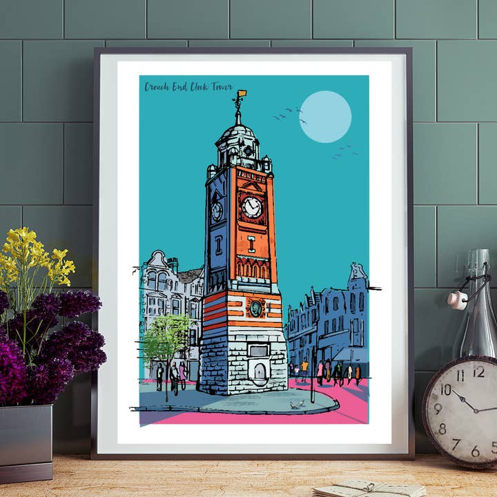 Crouch End London Print for wholesale by Rocket 68