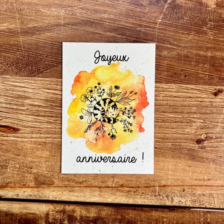 Les cartes de Lulu - Wholesale Birthday Card - A6 illustrated birthday postcard for children2