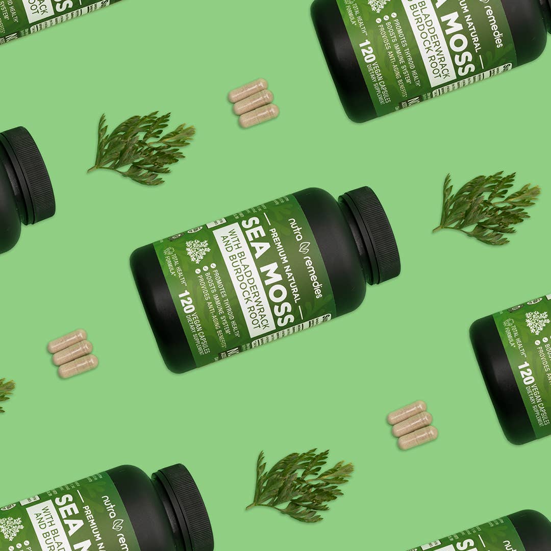 Nutra Remedies – Suplemento/vitamina oral por atacado – Cápsulas avançadas de musgo marinho de maior potência9