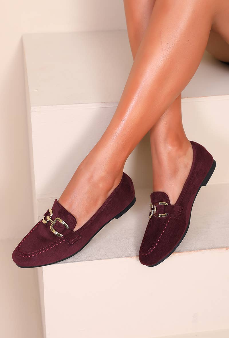 Joia Paris - Wholesale Flats/Loafers - Women's - Ballet flat with buckle, comfortable sole H8-967M29