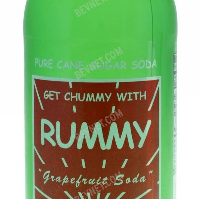 Rummy Soda, 12oz Glass Bottle 12ct for wholesale by Grandpa Joe's Candy Shop