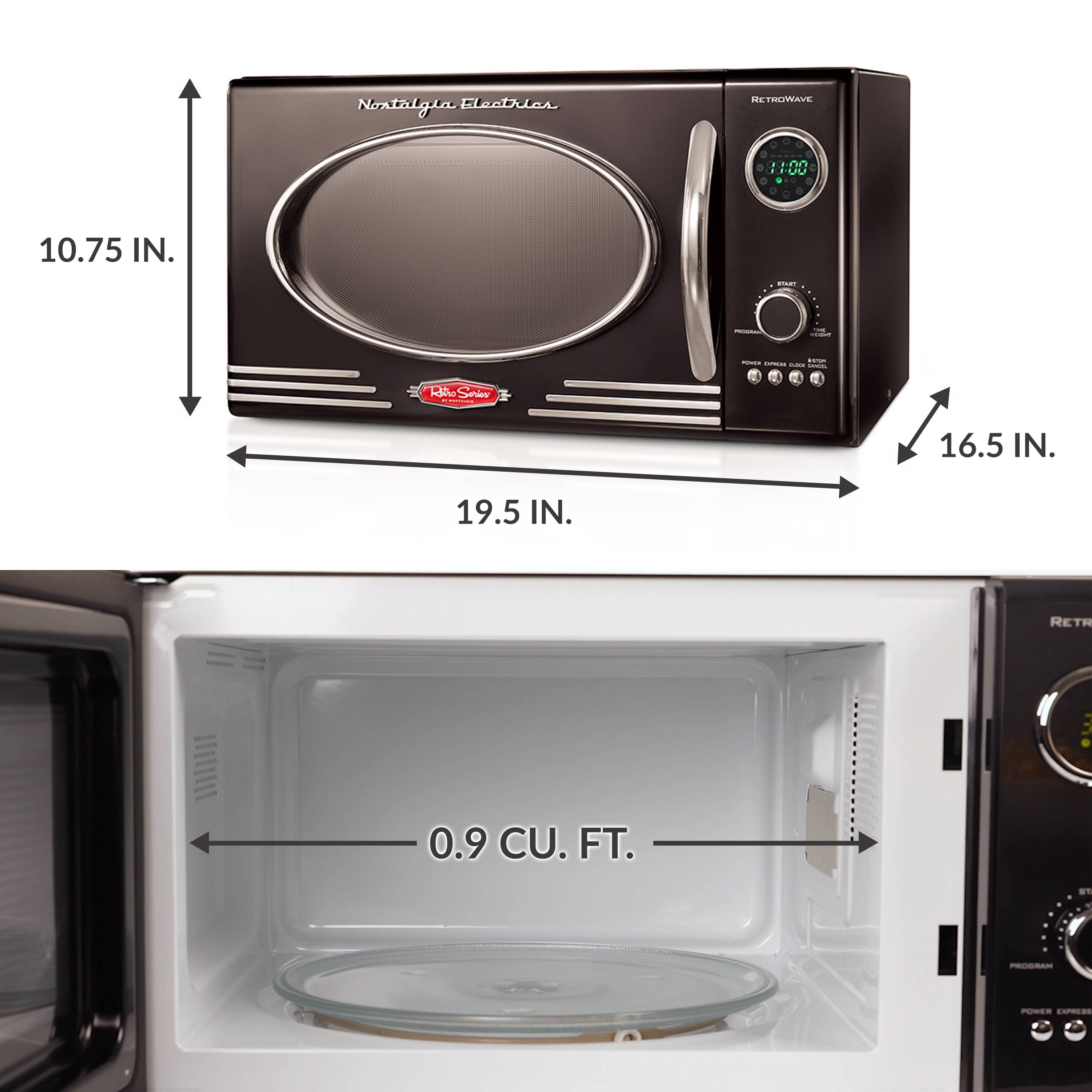 Nostalgia – wholesale Kitchen appliance – Nostalgia Retro Microwave Oven2