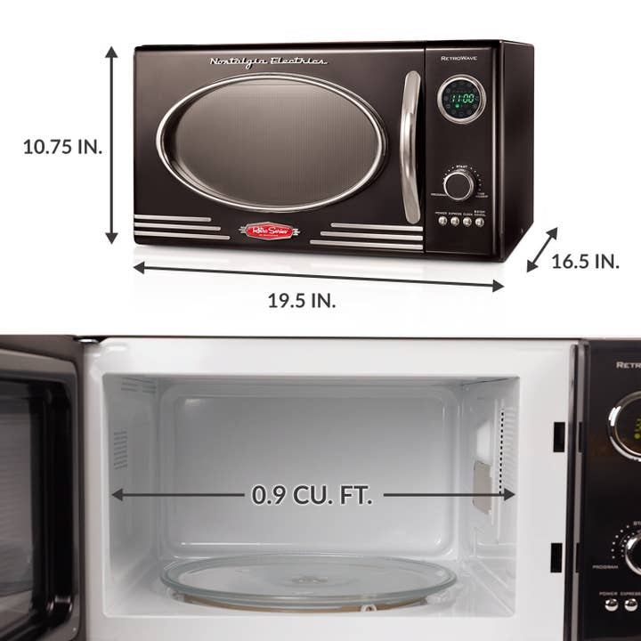 Nostalgia – wholesale Kitchen appliance – Nostalgia Retro Microwave Oven2