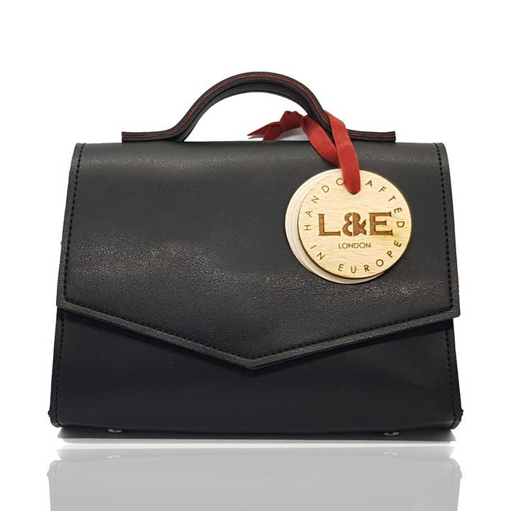 Sörenberg Mini Crosbody-tas van leer met appel, blush voor wholesale door L&E Studio
