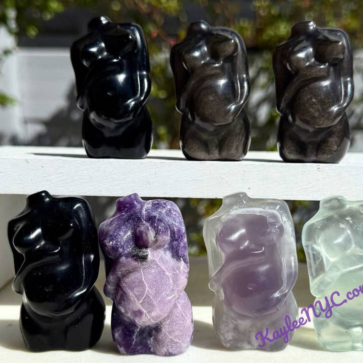 KayleeNYC - Wholesale Spiritual Stone/Crystal - Natural Mixed Crystal Pregnant Goddess0