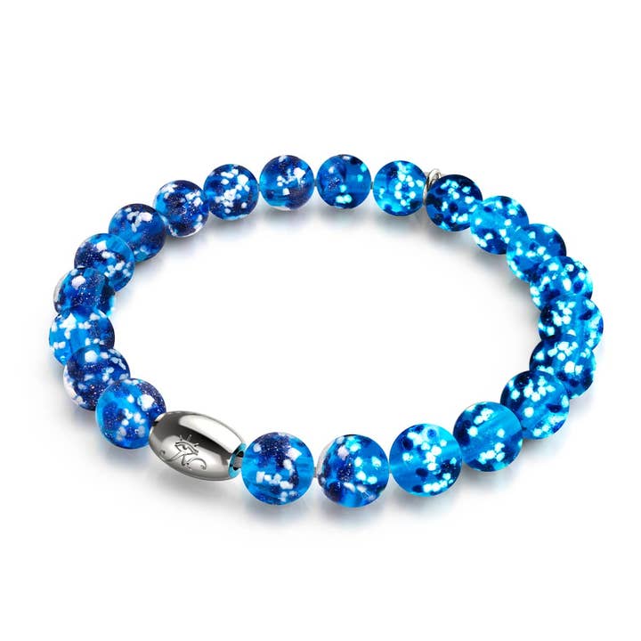 Topaz Flame | .925 Sterling Silver | Firefly Glass Bracelet for wholesale by NOGU