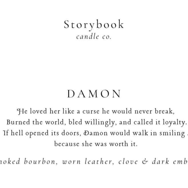 Damon para venta al por mayor de Storybook Candle Company