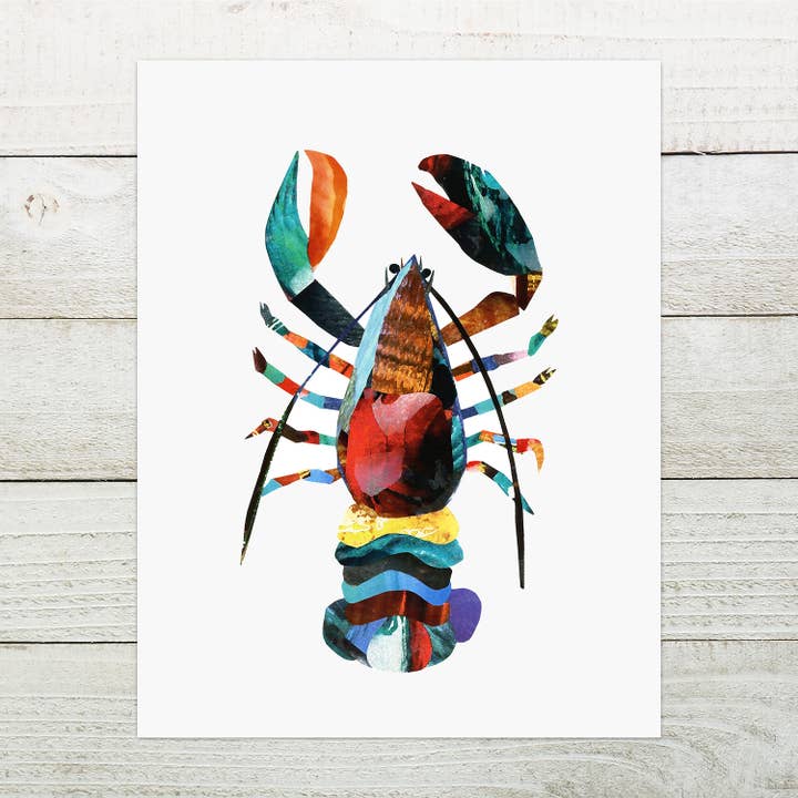 Lobster print for wholesale by Angela Doak