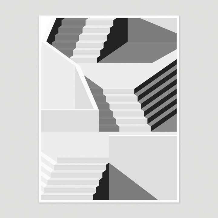 Das Treppenhaus Kunstdruck für den Großhandel von Keeler & Sidaway