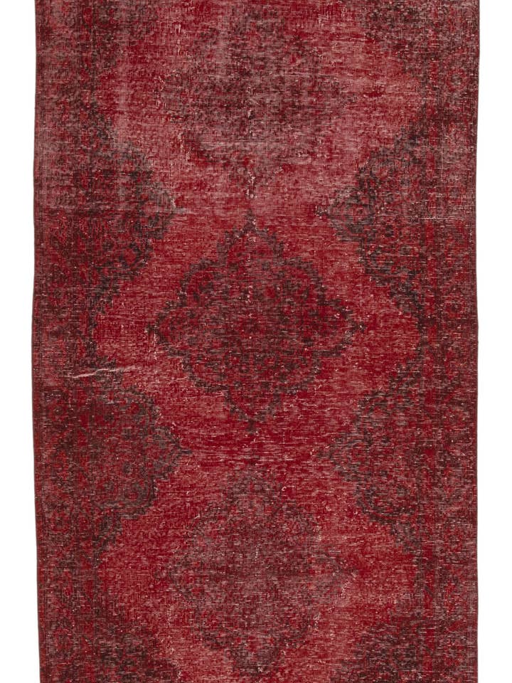 Tapis de couloir rouge turc surteint 4x12 - 24199 pour la vente par RUG N CARPET