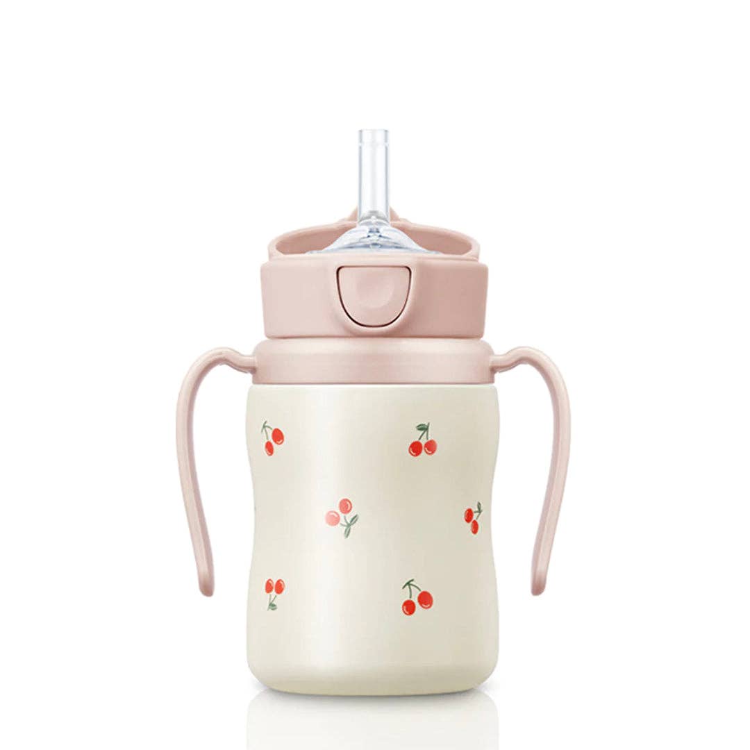 zezebaebae (Grosmimi and Cha&Mom) – wholesale Dricksglas och koppar – Barn och baby – Grosmimi Rostfritt Stål Sugrörsmugg med Fällbart Lock - 6oz (200ml)7