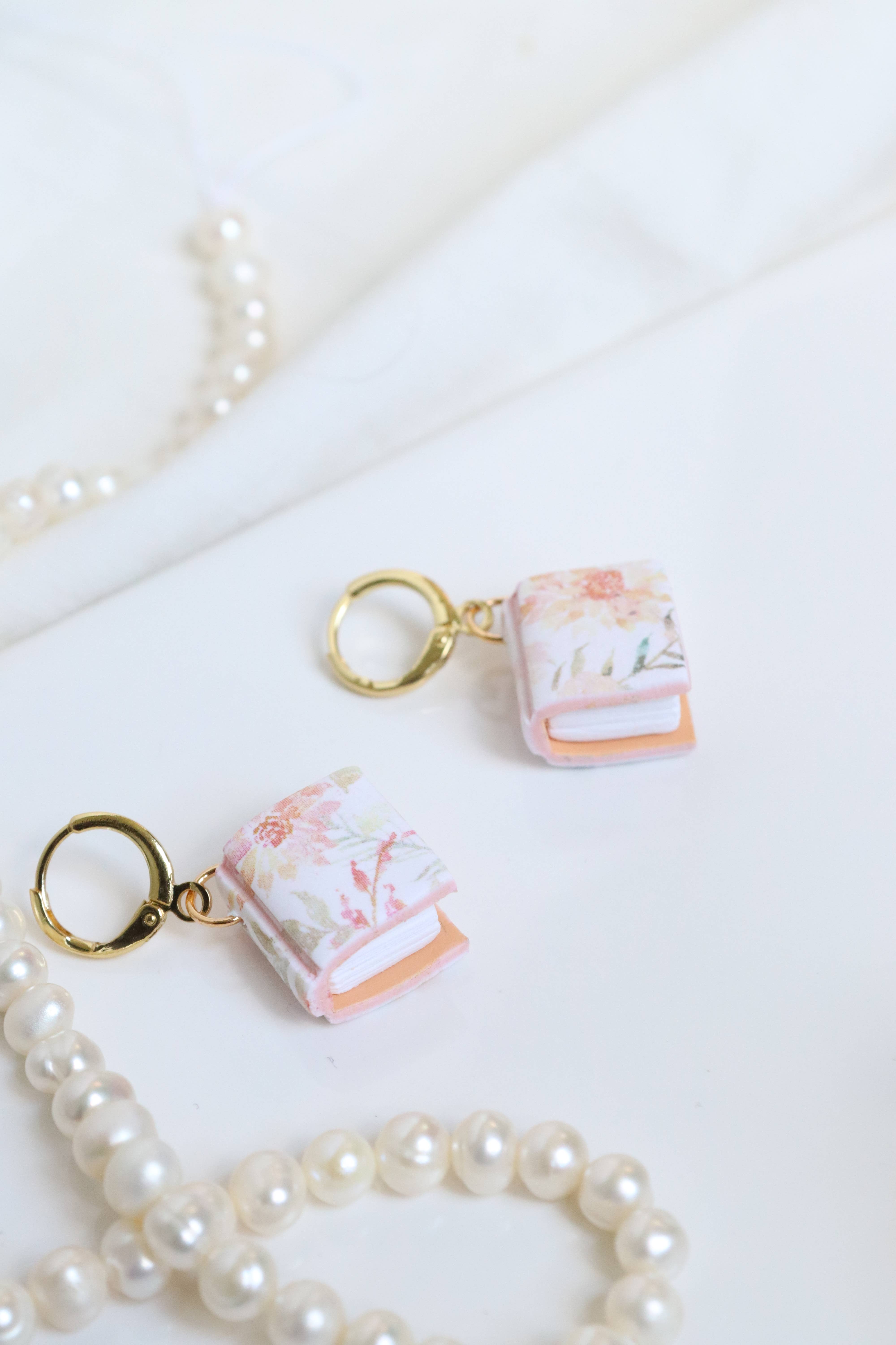 Lily and Sparrow Clay - Wholesale Huggie Earrings - Floral Book Earring Bundle (Large Assortment)2