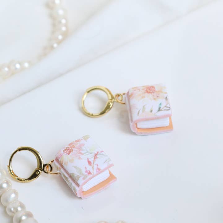 Lily and Sparrow Clay - Wholesale Huggie Earrings - Floral Book Earring Bundle (Large Assortment)2