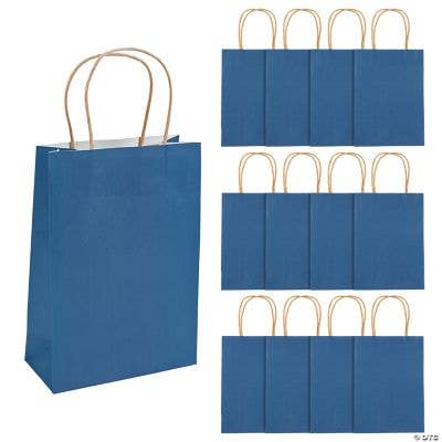 MED NAVY CRAFT BAGS for wholesale by Fun Express