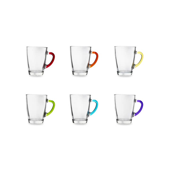 Conjunto de 6 Canecas Excelsa – Limpo, Vidro Transparente por atacado de Bergamaschi & Vimercati S.p.a.