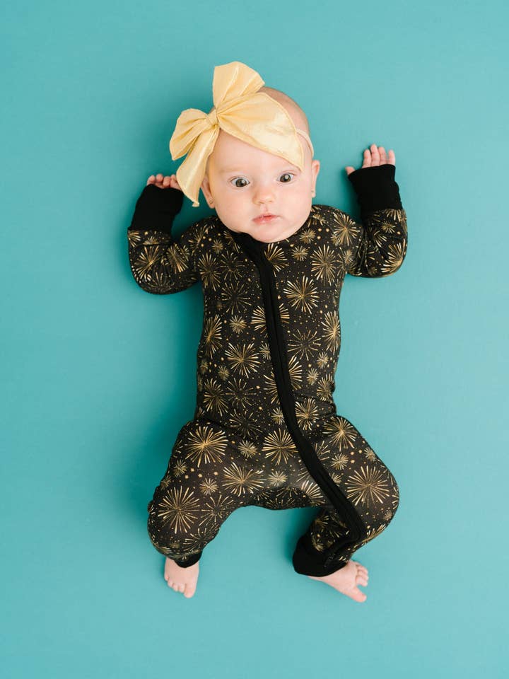 Little One Shop - Wholesale Clothing Set - Baby - Midnight Fireworks Bamboo Sleeper