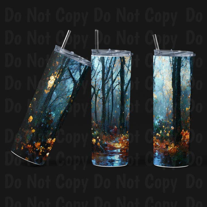 When the Haunted Woods Come Alive Tumbler for wholesale by Gonna Get Crafty