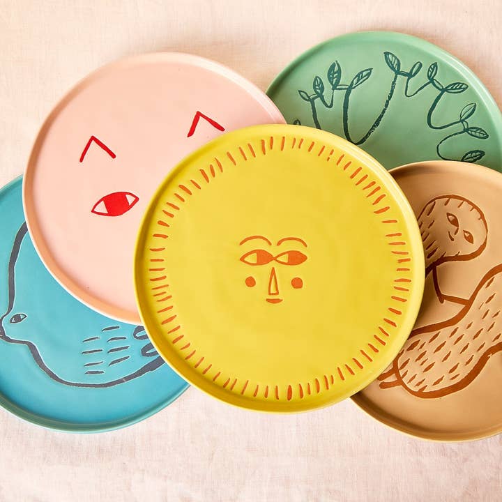 Donna Wilson - Venta al por mayor Plato grande - Plato Sunshine amarillo brillante1