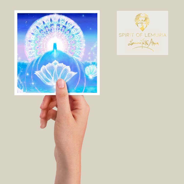 Regenesis - Biglietto di auguri quadrato per la vendita all'ingrosso da parte di Spirit of Lemuria