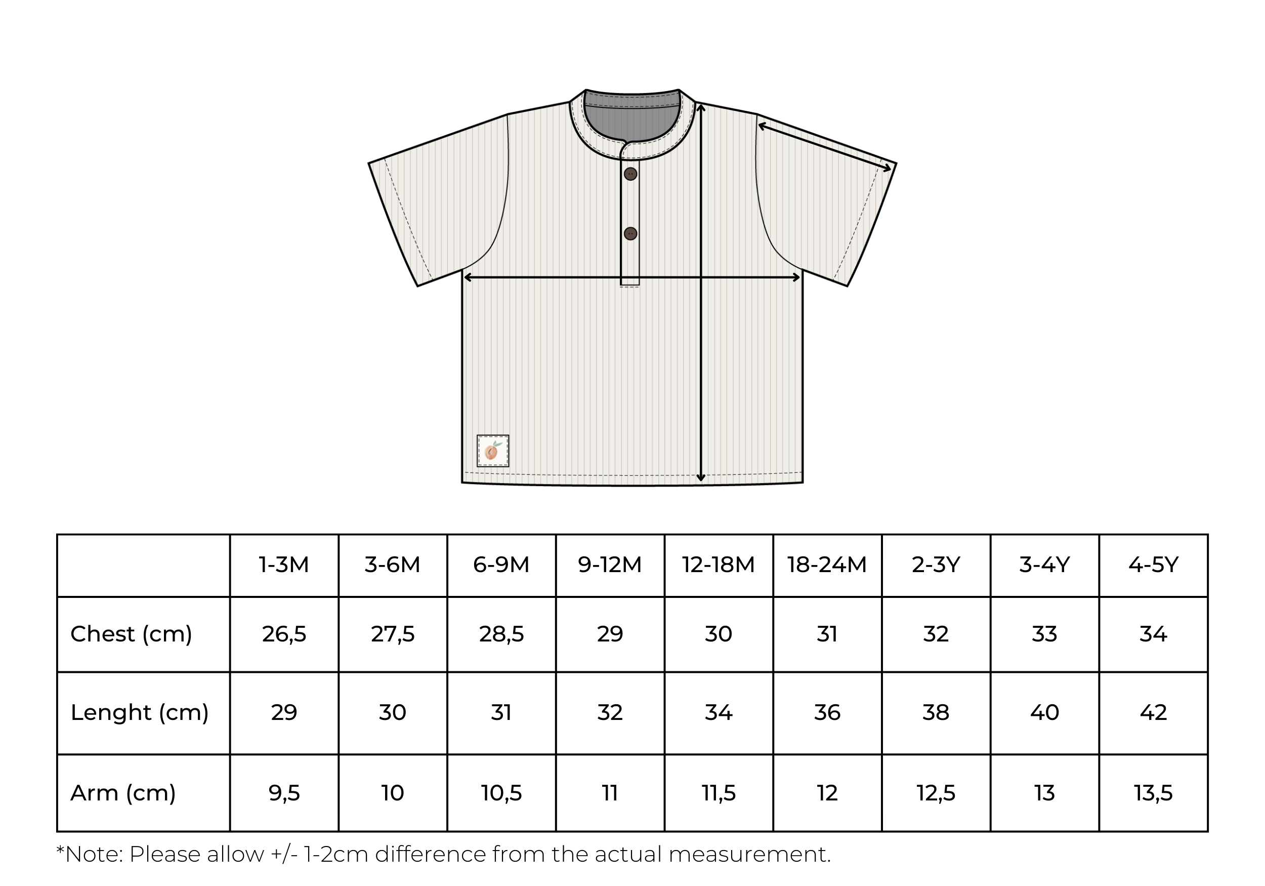 Eli & Nev (we cover U.S. import duties) - Vente T-shirt – bébé - T-shirt rayé pour bébés/enfants 100 % coton OEKO-TEX6