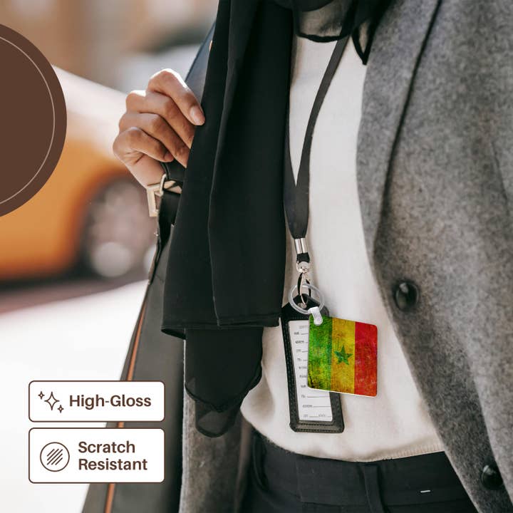 3dRose - Wholesale Keychain - Unisex - 3dRose, Distressed Style Grunge Flag Of Senegal, Key Chain6