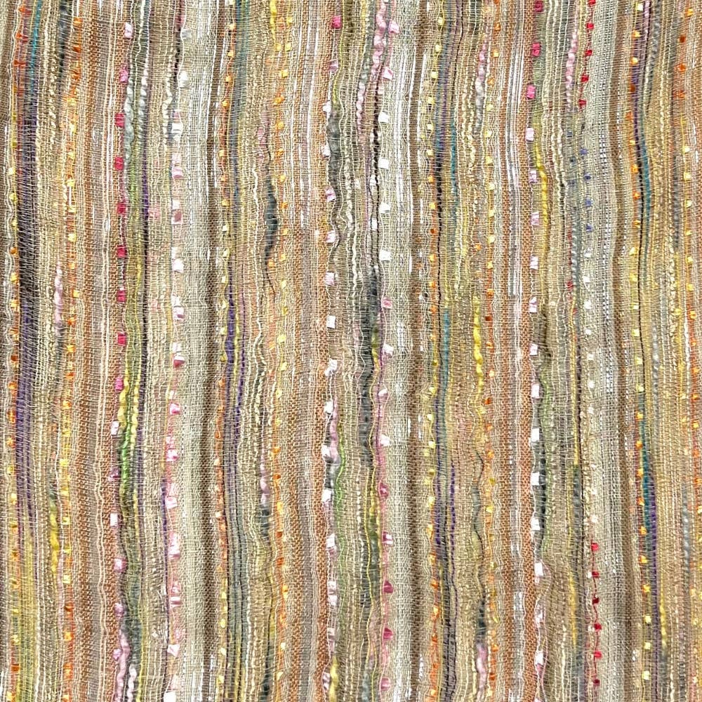 Humble Hilo – wholesale Scarf – Women's – Humble Hilo Multicolored Thread Artisan Scarf43