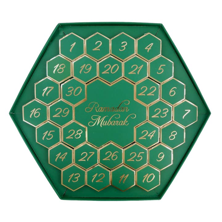 Peacock Supplies - Wholesale Advent Calendar - Ramadan Honeycomb Countdown Calendar