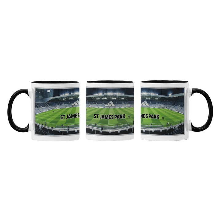 St James Park Heritage Mug – Newcastle Football Fan Gift for wholesale by SmartyPants