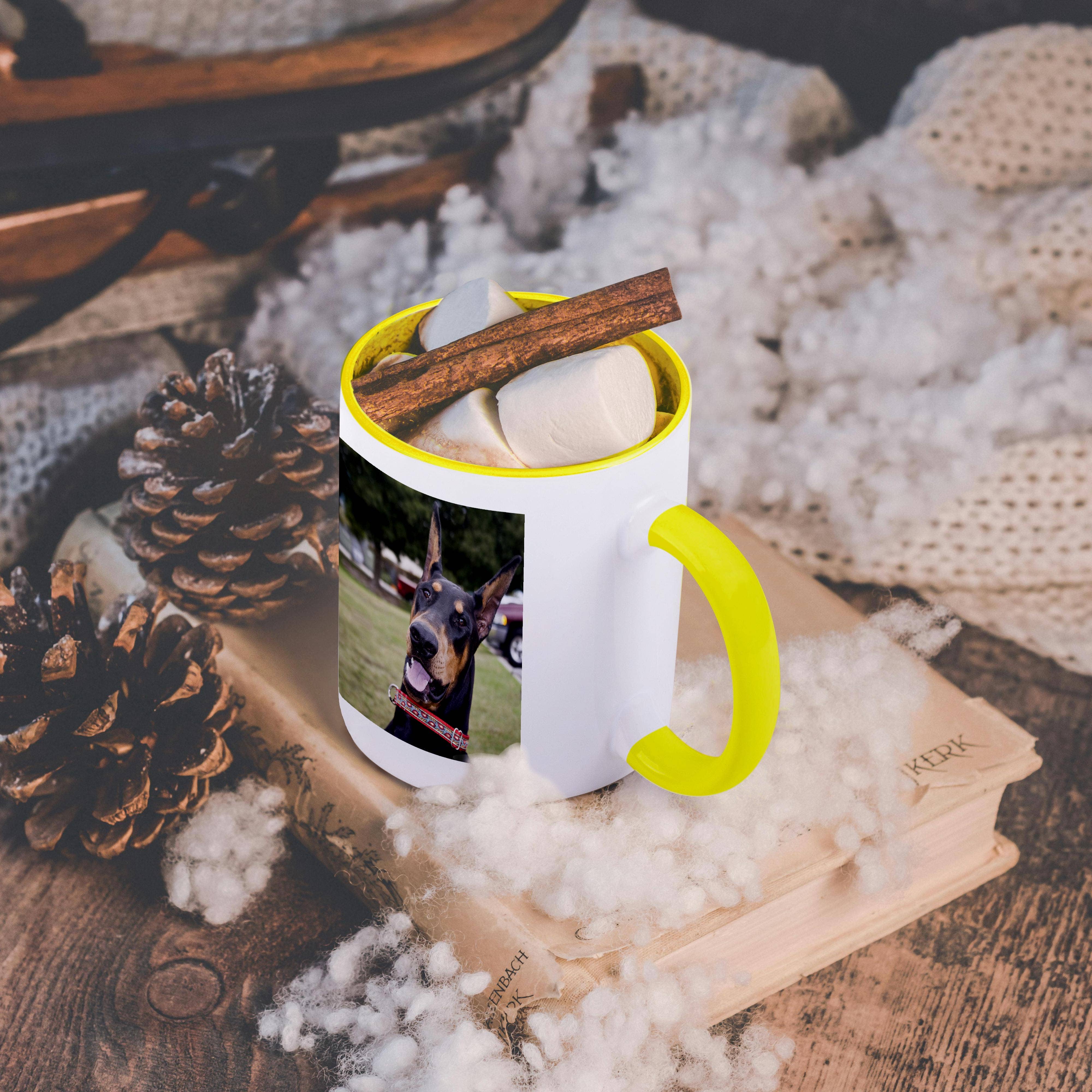 3dRose - Wholesale Coffee Mug - 3dRose, Fun photo of a Doberman Pinscher dog - US05 ZMU0264 - Zandria Muench Beraldo, Mug5