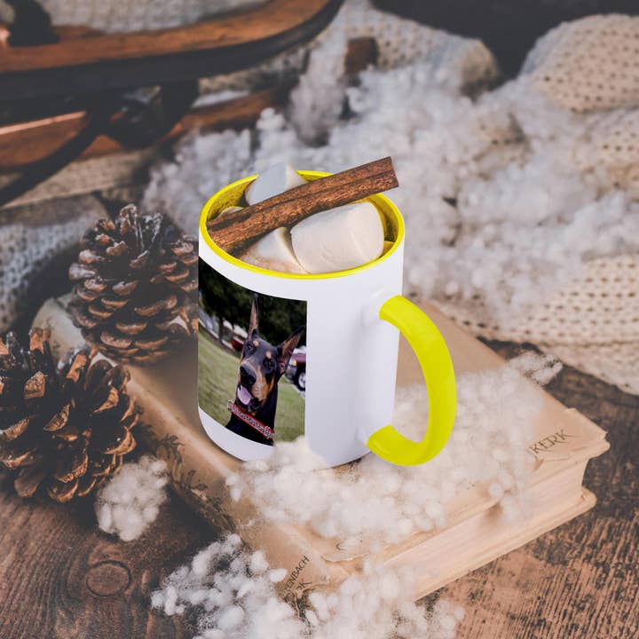 3dRose - Wholesale Coffee Mug - 3dRose, Fun photo of a Doberman Pinscher dog - US05 ZMU0264 - Zandria Muench Beraldo, Mug5