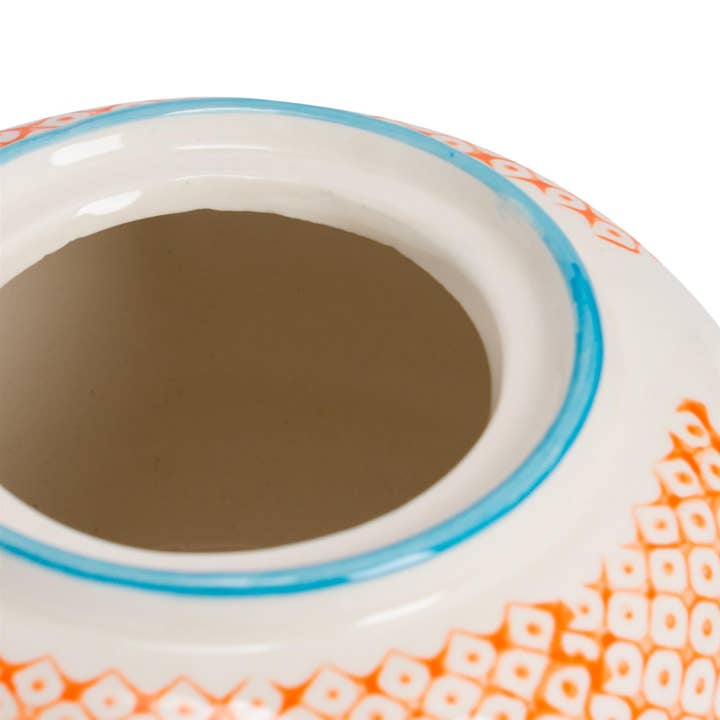 Rinkit Pty Ltd - Wholesale Tea pot - Nicola Spring Hand-Printed Teapot - 820ml - Orange6