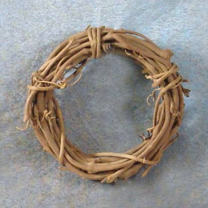 3" Mini Twig Wreath for wholesale by A.T. Imports