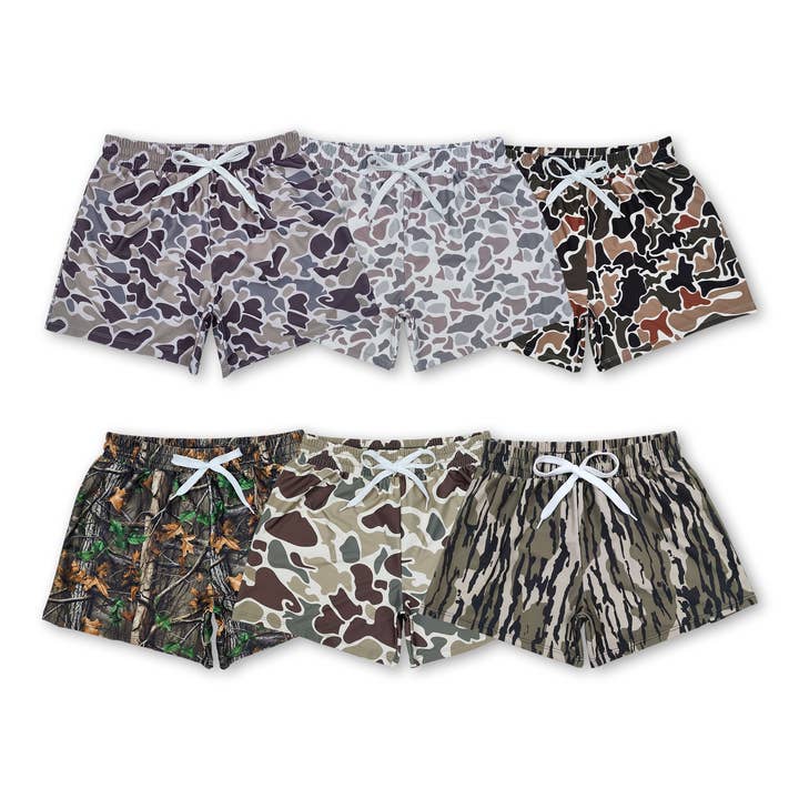 Yawoo Garments - Wholesale Swim Shorts - Kids - Camouflage boys summer swim shorts