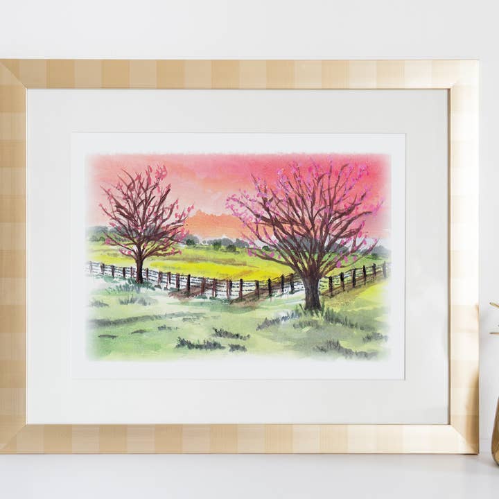 Beautiful Sunset Art Print for wholesale by Shades of Expression Designs