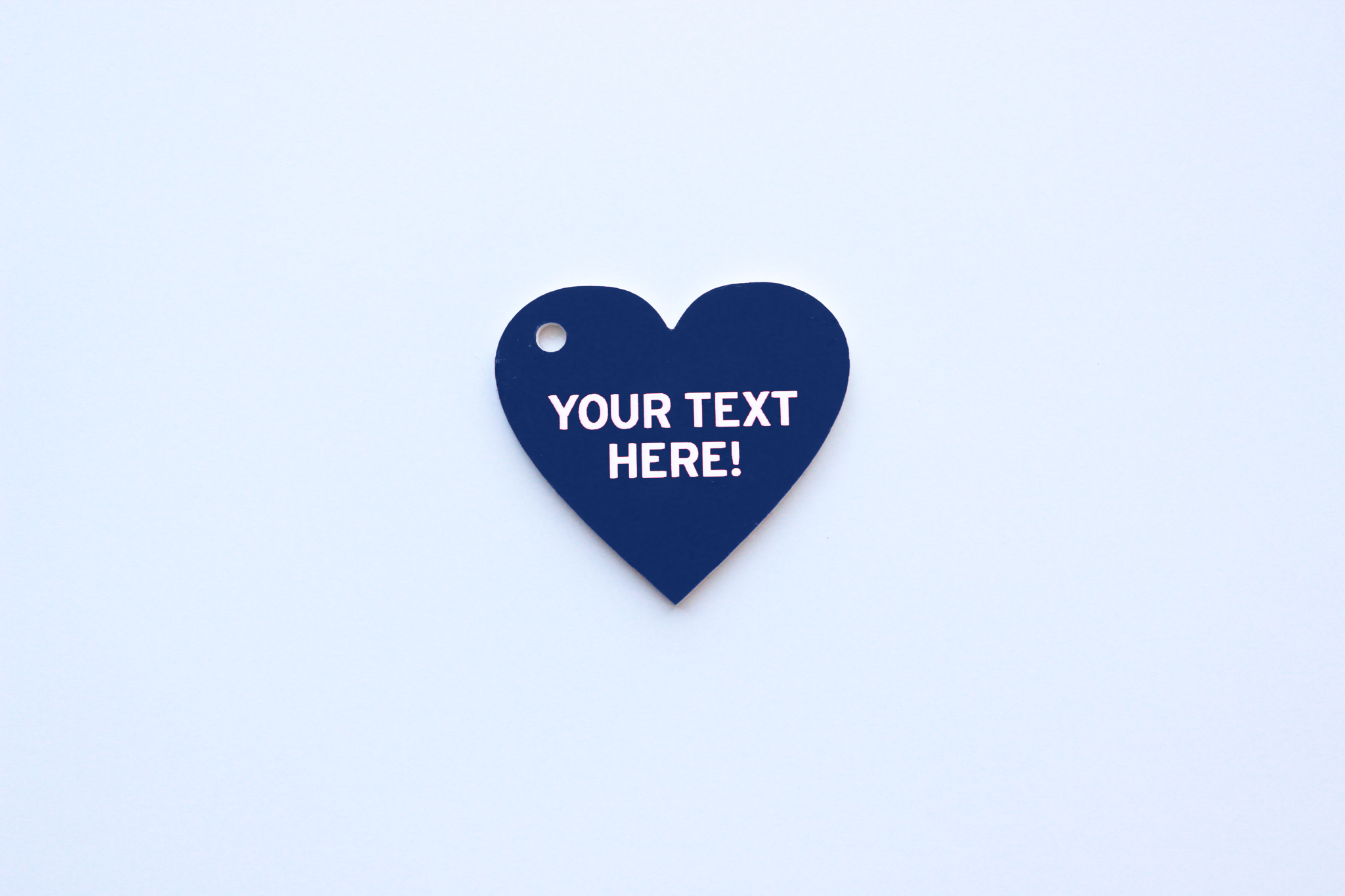 The Laundry Room Shop - Venta al por mayor Llavero - Unisex - Llavero de plástico grabado personalizado personalizable - Corazón1