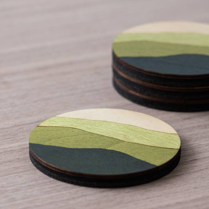 Path and Oak - Wholesale Coasters - Green Mountains Wood Coasters3