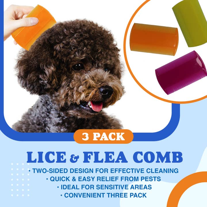 Pets First - Wholesale Pet Brush - Cat/Dog - Pet Flea Combs1
