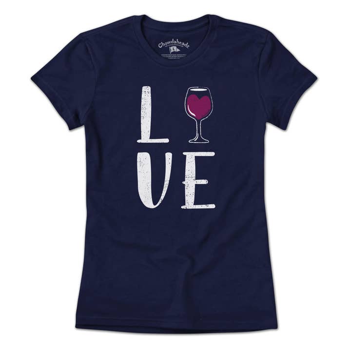 Love Wine T-Shirt für den Großhandel von Chowdaheadz
