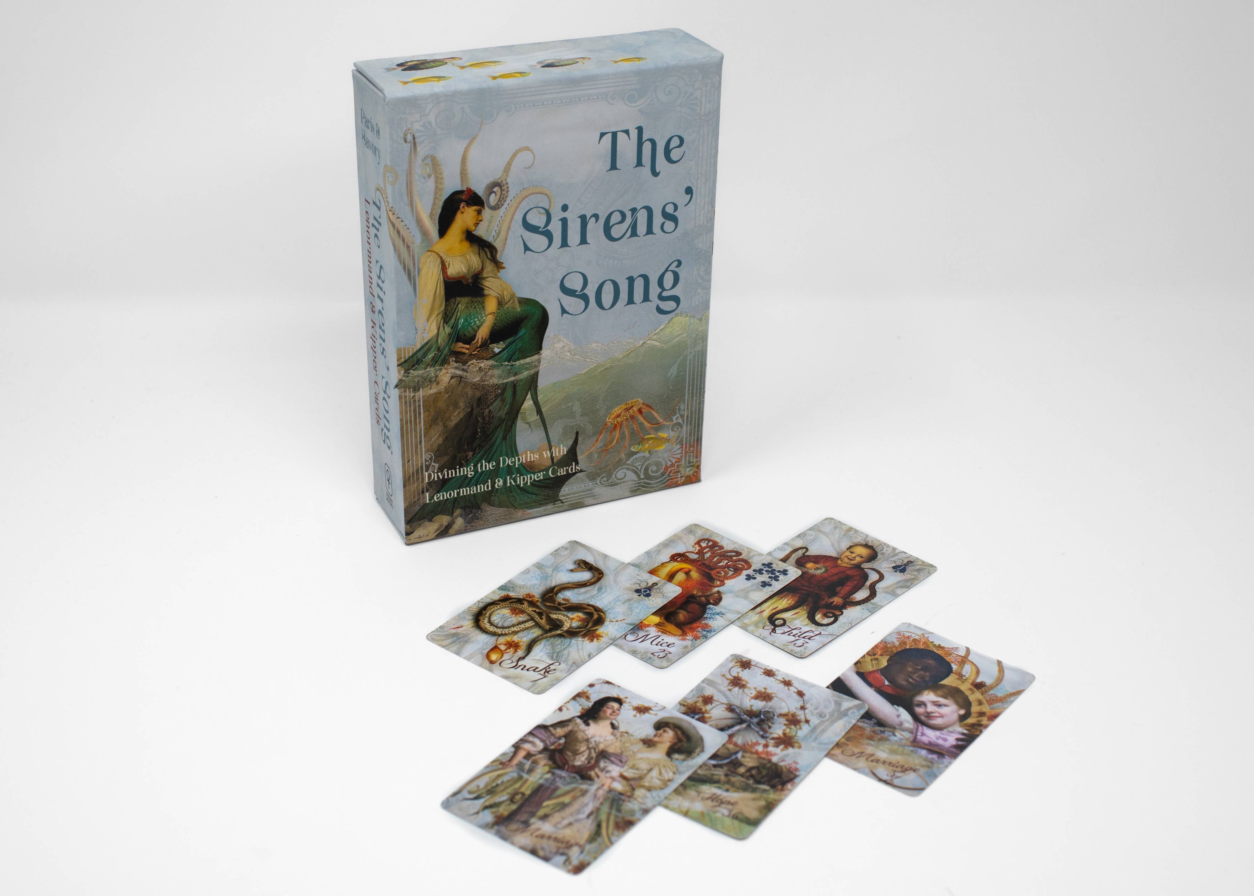 Red Wheel/Weiser LLC - Wholesale Tarot Cards - The Sirens’ Song: 40 Lenormand Cards, 38 Kipper Crds & 144Bk16