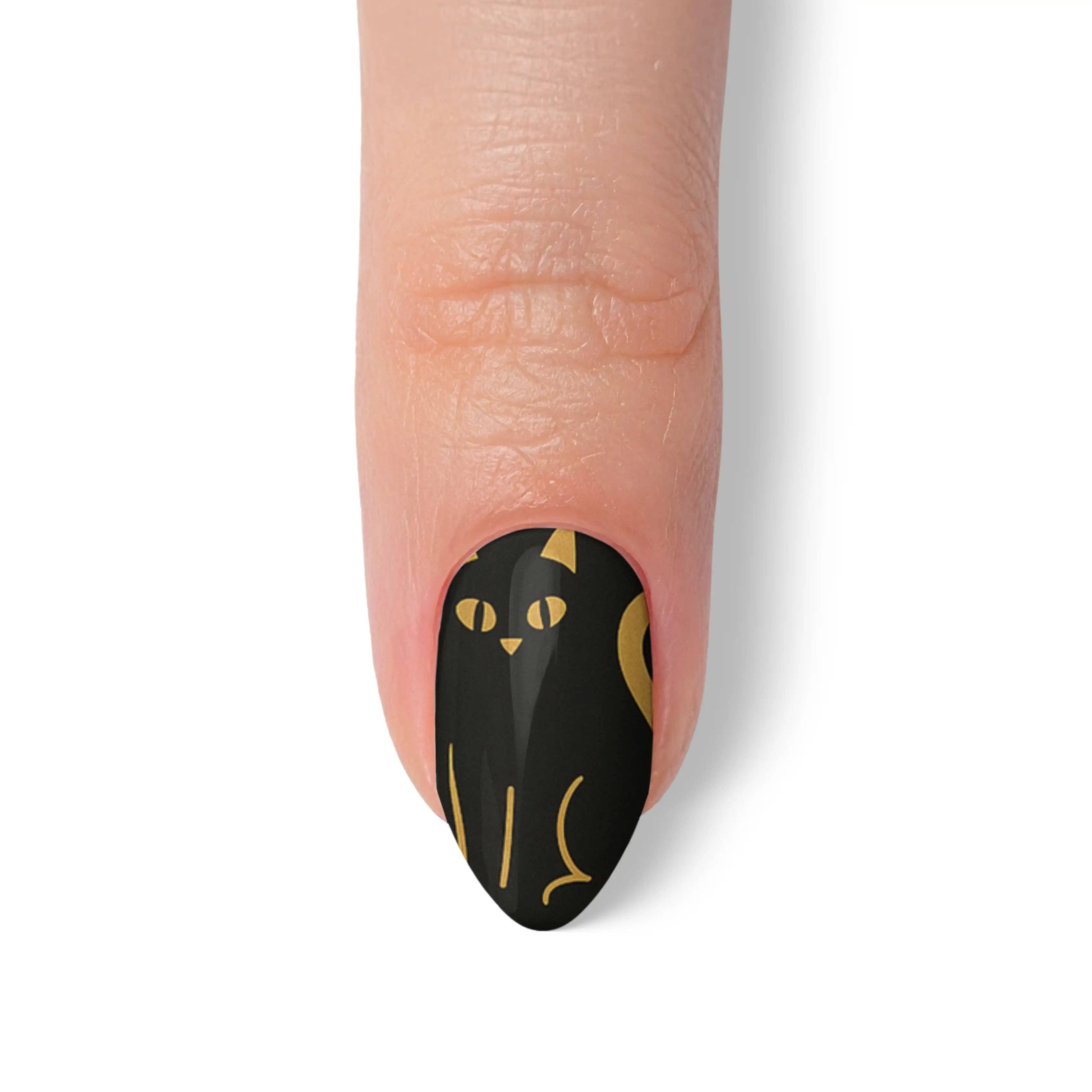 FYNE BODY - Wholesale Press-on/fake nails - Ghoul's Gold Glamour Halloween Press-On Nails92