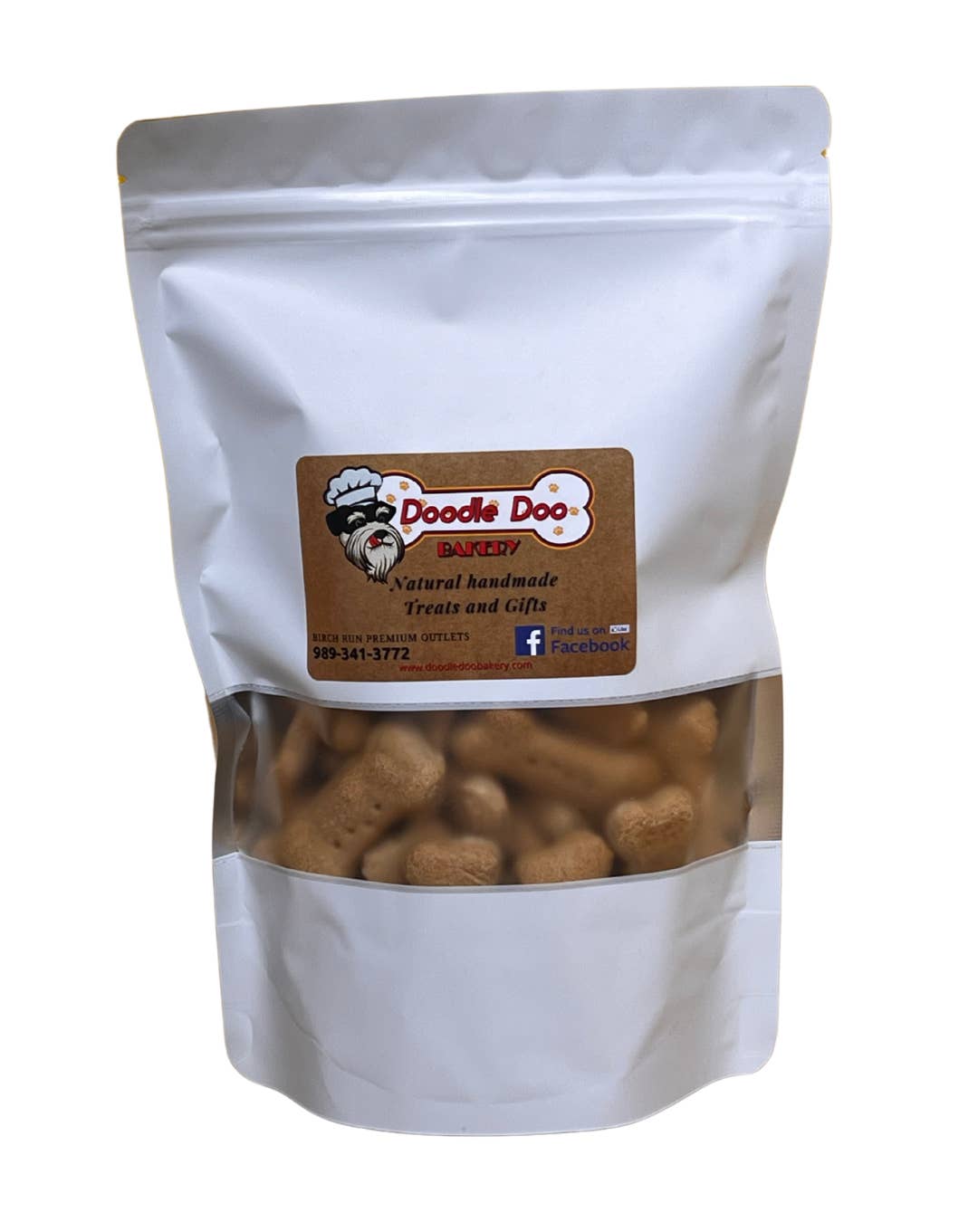 Doodle Doo Bakery - Wholesale Pet treats – Dog - Homemade Dog Treats - Chicken Bones Dog Biscuits 1/2 lb