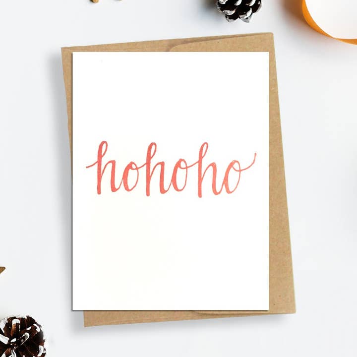 HO HO HO BOKSESÆT (6) for engroshandel hos Second Story Cards