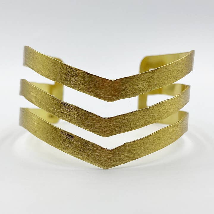 WONDER-armband pläterat i guld - Design med karaktär för wholesale av LA MAR