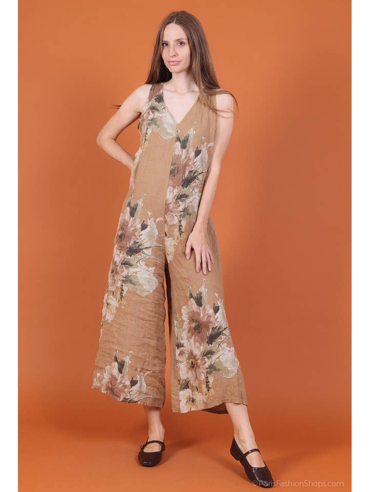 Shyloh - Wholesale Onesie - Women's - Flowy long dress with floral print and straps 2059930